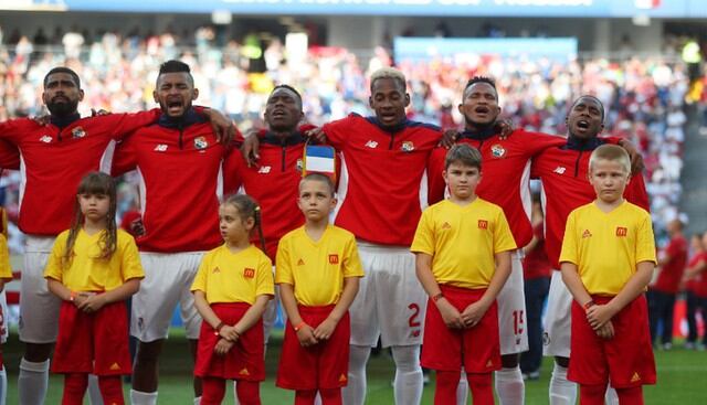 Así se entonó el himno nacional de Panamá por primera vez en la historia de los Mundiales. (Fotos: Agencias)