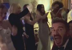 David Beckham se emociona al ver a las Spice Girls reunidas nuevamente