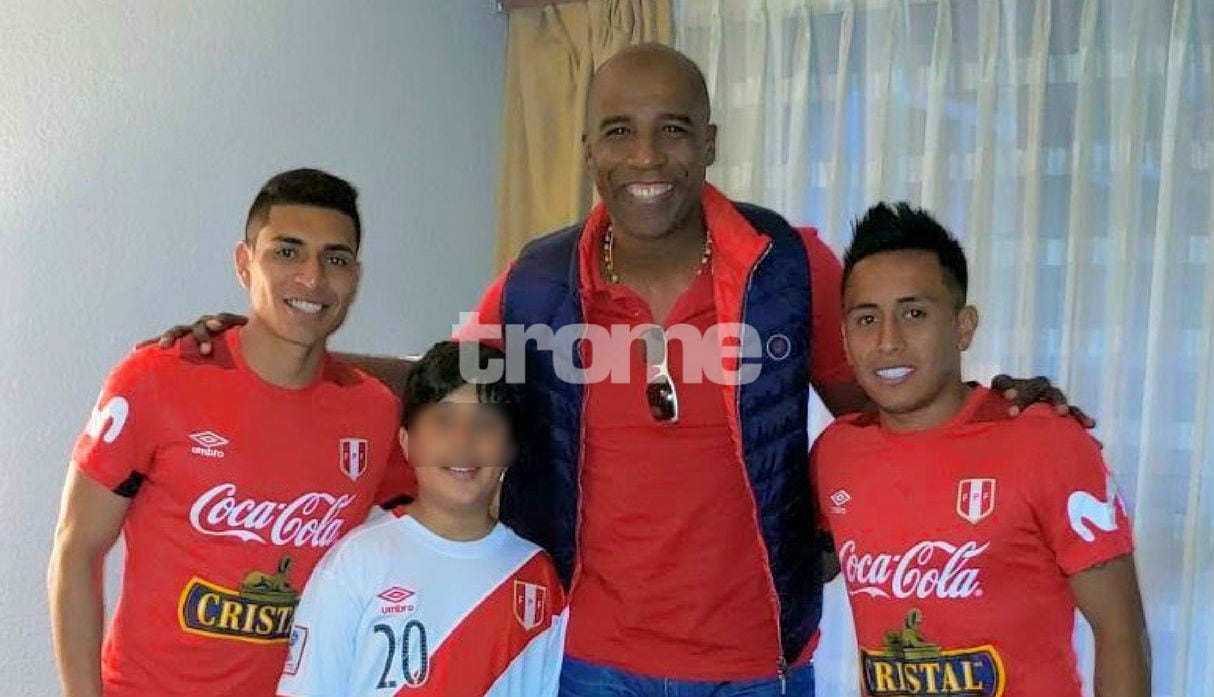 'Carloncho' y 'Cuto' Guadalupe con la selección peruana.
