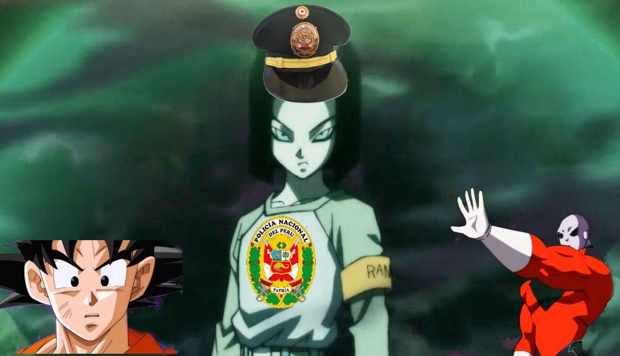 El sacrificio de Androide 17 en el episodio 127 de 'Dragon Ball Super' sirvió para que la Policía Nacional del Perú para crear tremendo meme en Instagram.