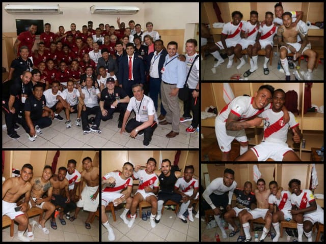Selección peruana: Intimidad del festejo