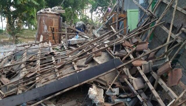 Indonesia: Potente sismo de 6.4 grados dejó cuantiosos daños materiales (Foto: Twitter)