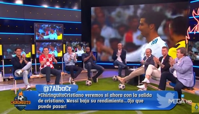 Cristiano Ronaldo agradece a programa español "El Chiringuito"
