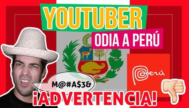 Youtuber venezolano aplaudió características de los peruanos, aunque el título del video llamó más la atención. (Capturas: YouTube)