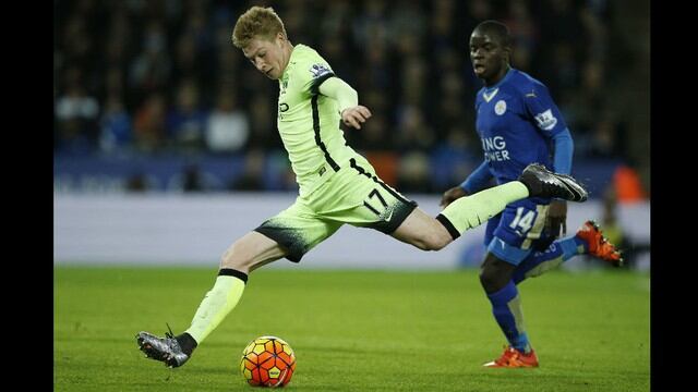 Leicester City y Manchester City se enfrentan por la punta de la Premier League. (AFP)