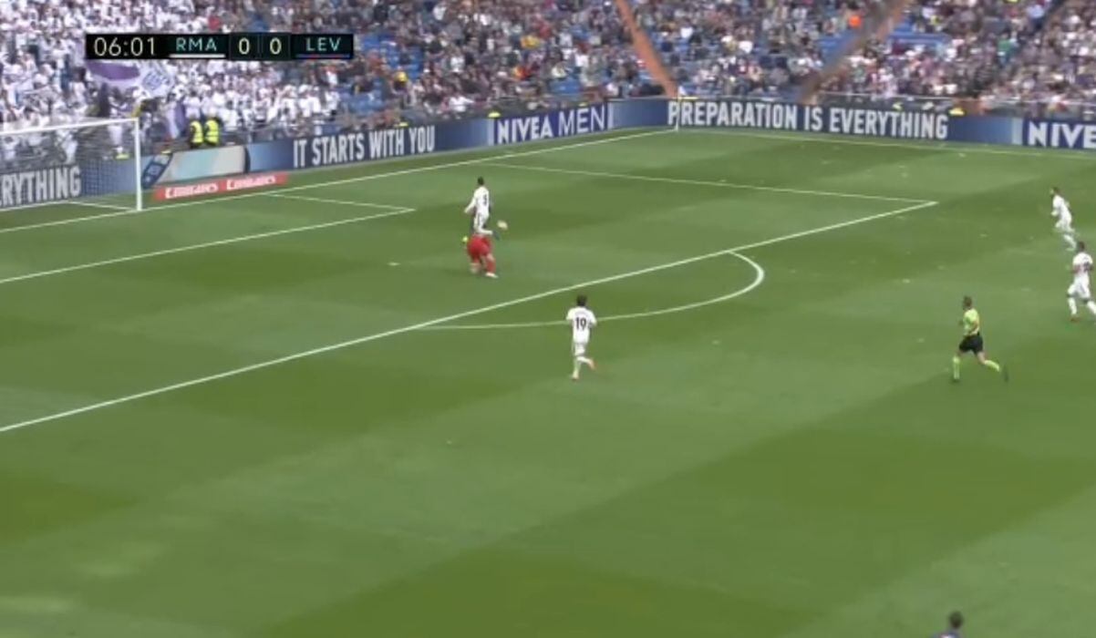 Gol de Morales en el Real Madrid vs Levante