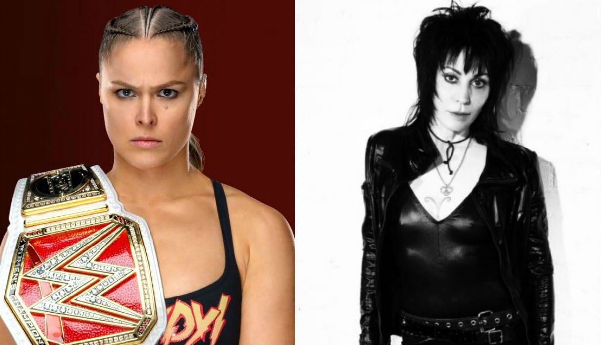 La reina del Rock 'n' Roll Joan Jett acompañará a Ronda Rousey. (WWE/ Redes sociales)