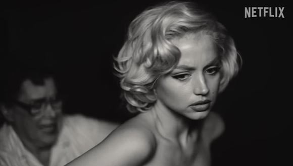 Ana de Armas interpreta a Marilyn Monroe en la película “Blonde” de Netflix. (Foto: Captura)