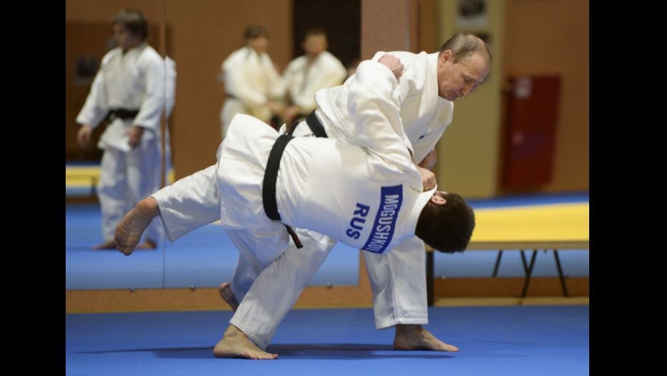 Vladimir Putin es un experto en judo. (AFP)
