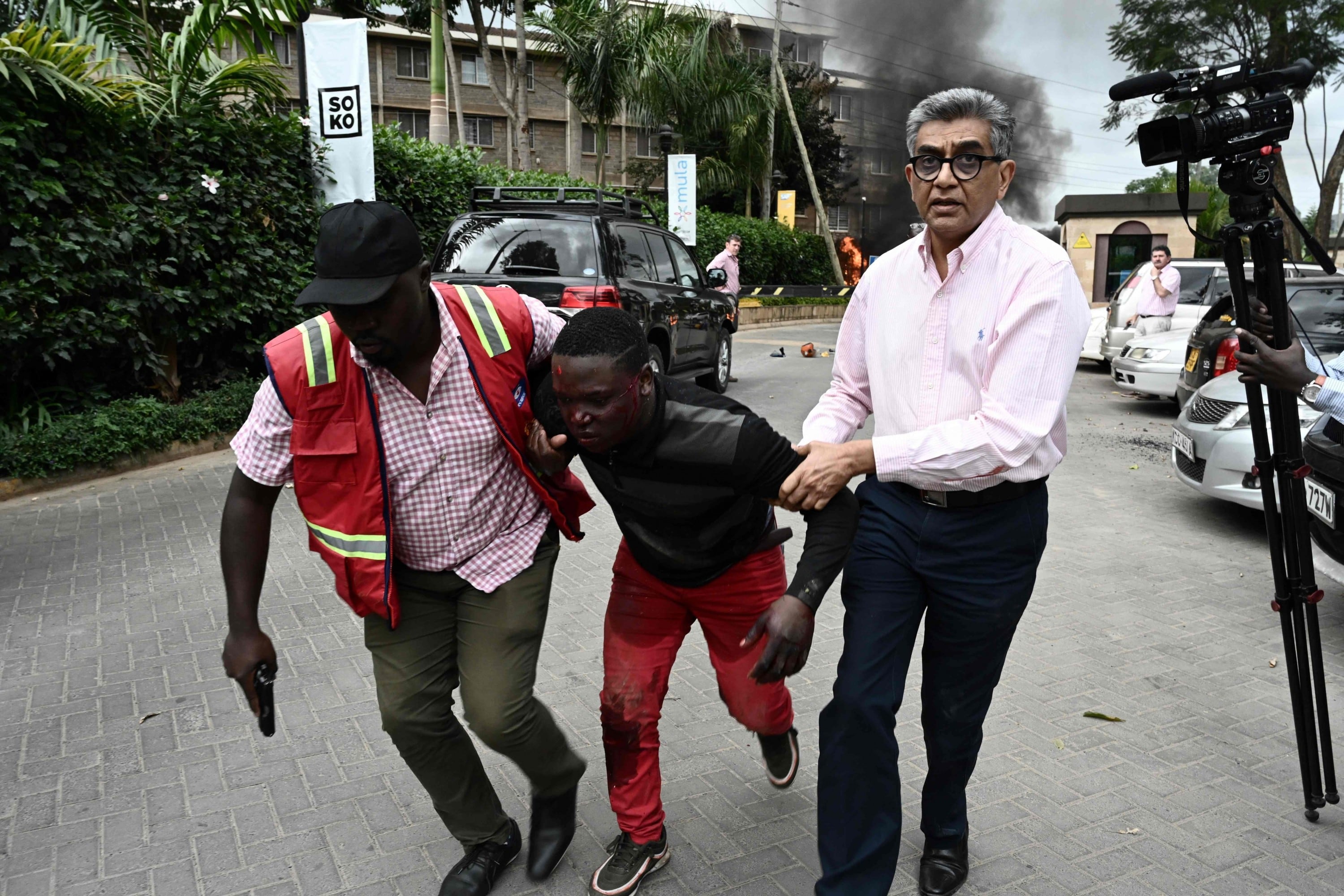 Kenia: atentado terrorista en lujoso hotel de Nairobi (FOTOS: AFP)