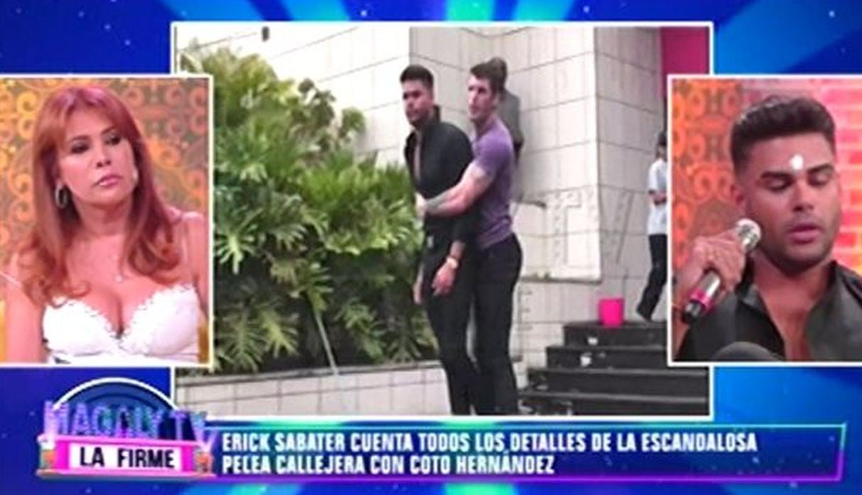 Erick Sabater tras pelea con Coto Hernández en la calle: "Me dijo que me va a matar". (Captura: ATV)
