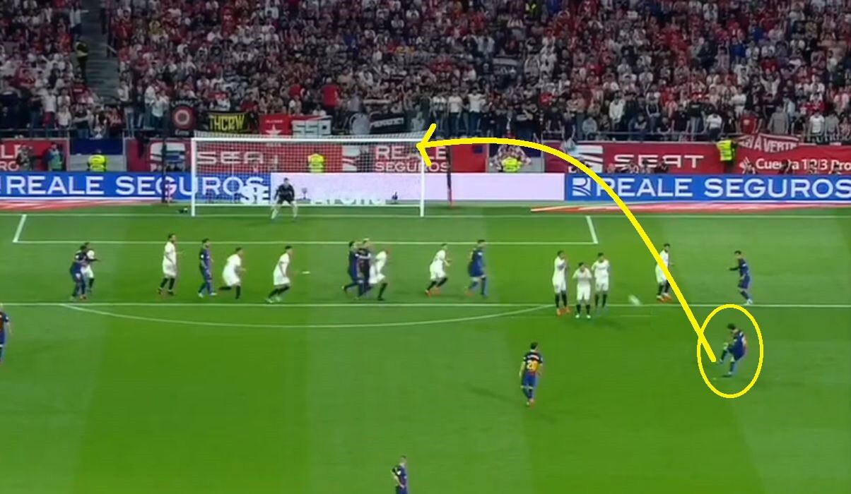 Lionel Messi casi anota golazo de tiro libre: Remate perfecto y atajada descomunal por la Copa del Rey