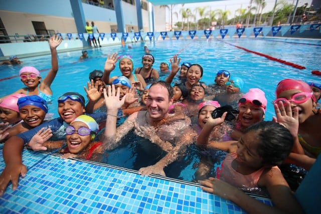 La piscina de La Victoria recibe recibe certificado saludable de la Digesa (Fotos:Giancarlo Ávila)