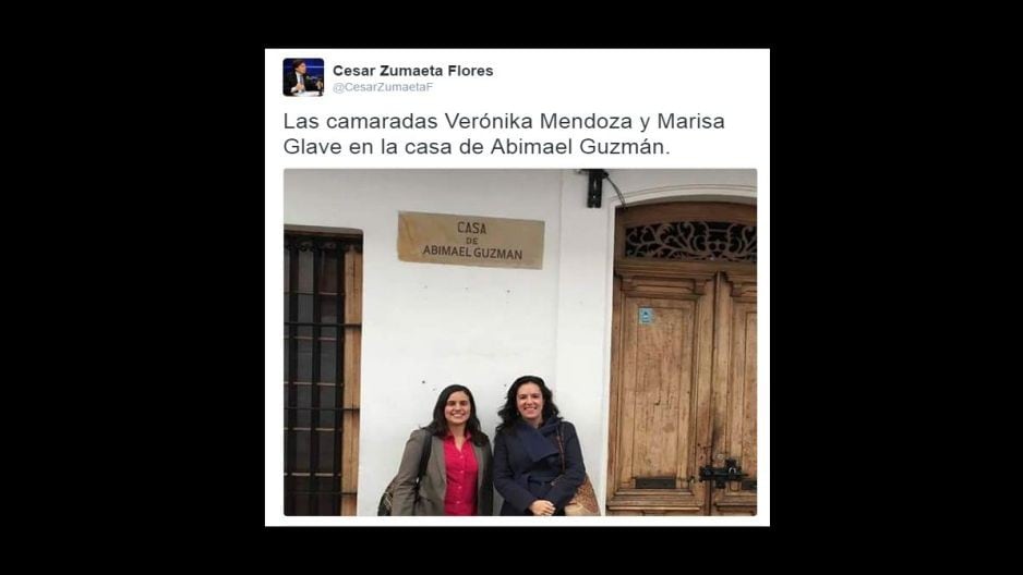 Marisa Glave: Congresista denunciará a los que trucaron su imagen para vincularla con Abimael Guzmán  [FOTOS]