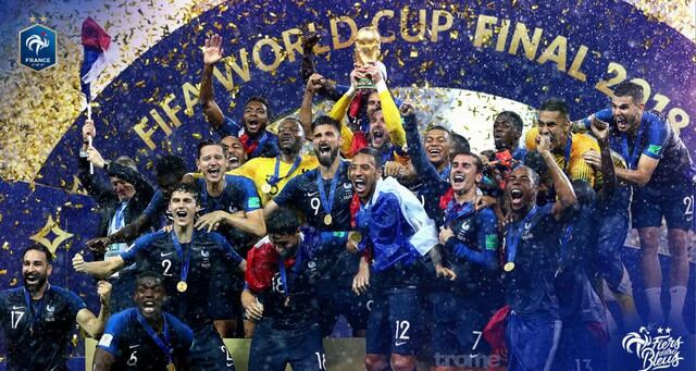 Emoción desbordó a jugador es de Francia tras conseguir la Copa del Mundo