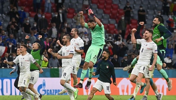 Italia avanzó en la Eurocopa tras vencer a Bélgica. España será su siguiente rival en semifinales  (Foto: CHRISTOF STACHE / POOL / AFP)