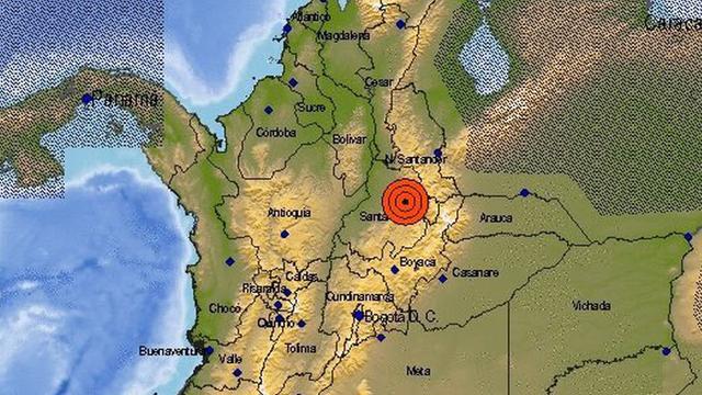 Colombia: sismo de 5,8 remece varias regiones del norte del país