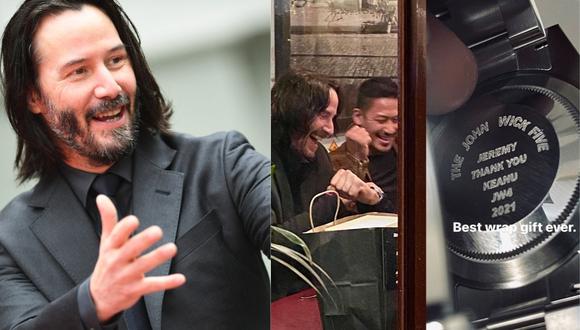 Keanu Reeves sorprendió a sus dobles de riesgo de “John Wick 4” con lujosos relojes Rolex. (Foto: @keanucreeves.fanpage/ AFP)