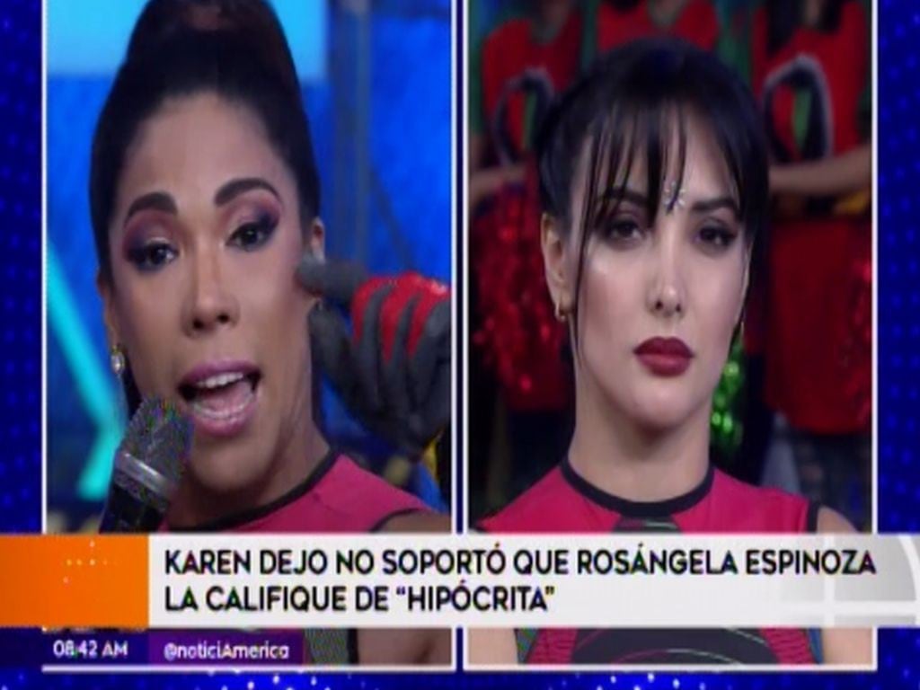 Karen Dejo y Rosángela Espinoza