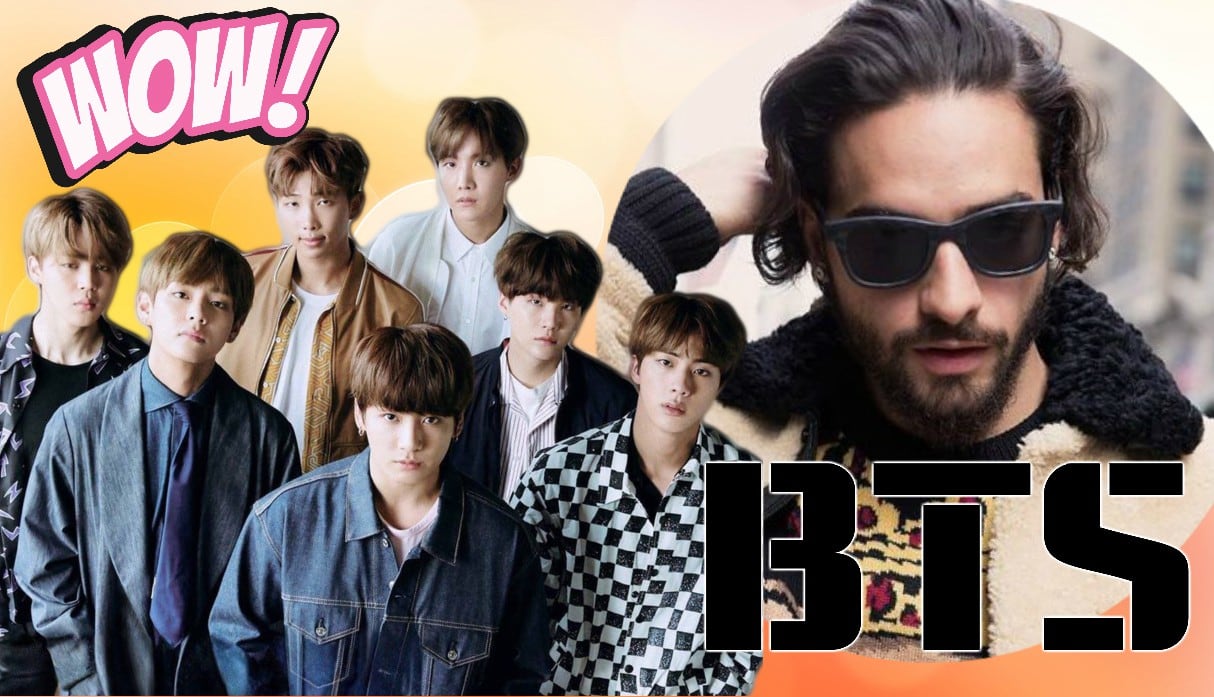 Maluma se declara fan de BTS y le seduce la idea de incursionar en el K-Pop