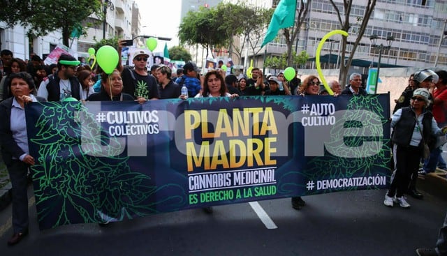Marcha a favor de la Cannabis Medicinal en el Centro de Lima. (Fotos: Giancarlo Ávila)