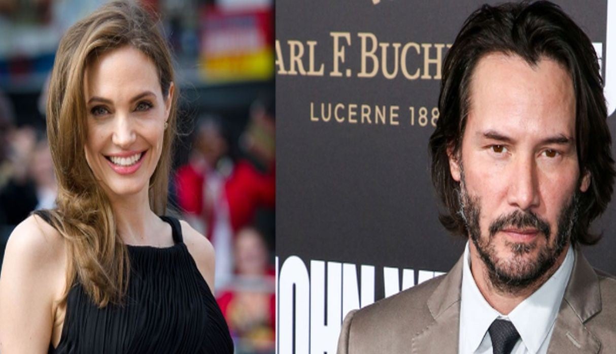 Angelina Jolie olvidó a Brad Pitt con Keanu Reeves desde 2017. (USI)