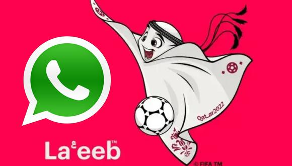 De esta manera podrás tener a 'La eeb', la mascota oficial del Mundial Qatar 2022, como ícono de WhatsApp. (Foto: FIFA)