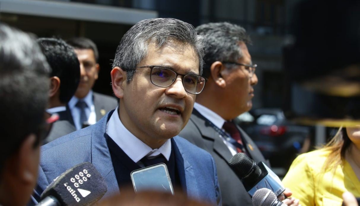 Jose Domingo Pérez arremete contra el presidente del Poder Judicial. Foto: GEC | Jesús Saucedo