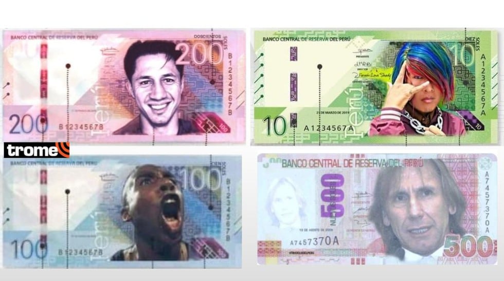 Memes piden que ‘Cuto’, Lapadula y Faraón Love Shady aparezcan en nuevos billetes de 10 y 100 soles