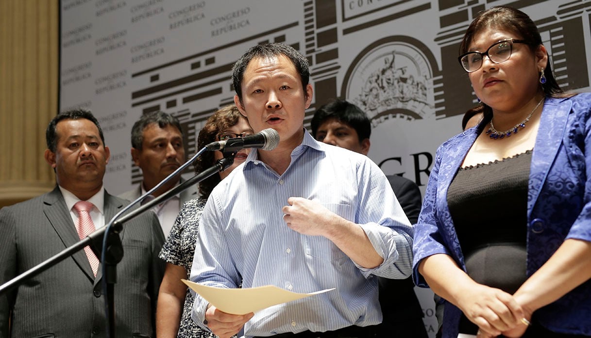 Kenji Fujimori y los denominados 'Avengers' renunciaron a Fuerza Popular una vez concedido el indulto a Alberto Fujimori. (Foto: GEC)