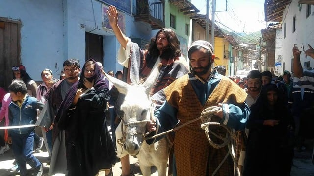 La vida de Jesús fue representada en Otuzco. (Fotos: Cortesía)