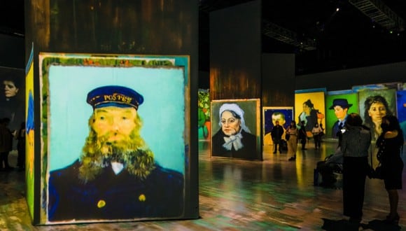 Exposición inmersiva de Vincent Van Gogh será del 1 de marzo al 3 de mayo. (Foto: @beyondvangogh).