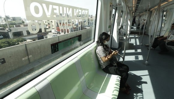 MTC evalúa ampliación de aforo de pasajeros de la Línea 1 del Metro de Lima. (Foto: GEC)