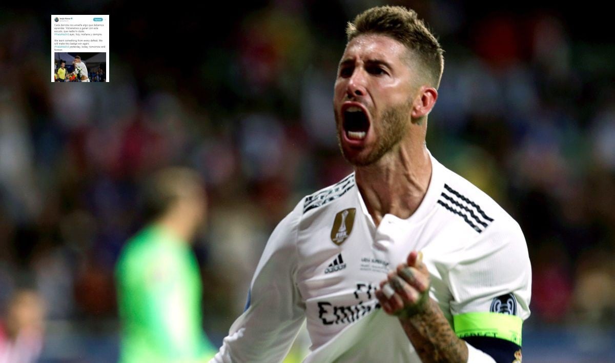 Real Madrid perdió la Supercopa de Europa y Sergio Ramos dejó emotivo mensaje ¡Esperanza pura!