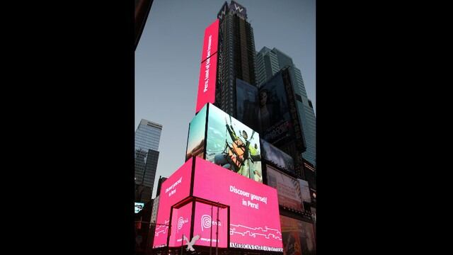 Perú deslumbró en Times Square de Nueva York en Año Nuevo.