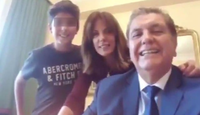 Madre de Federico Danton comparte emotivo video con el expresidente y el menor de sus hijos. Foto: Captura de pantalla de Twitter