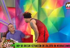 Julieta Rodríguez: Zumba casi le pega a Metiche por malentendido sobre audio en Hola a Todos [VIDEO]