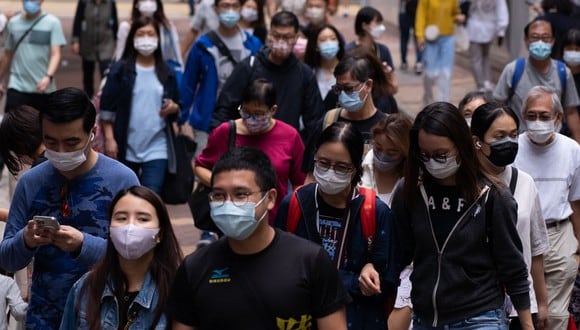 El Centro para la Protección de la Salud de Hong Kong declaró que los nuevos casos correspondían a la variante B.1.1.529, proveniente de la India. (Foto:  Bertha WANG / AFP)