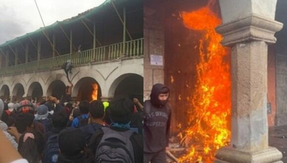 Ministerio Público investiga incidentes durante paro de estudiantes de la Universidad San Cristóbal de Huamanga, en Ayacucho. (Foto: Fiscalía)