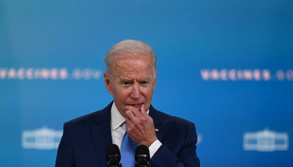 El informe es el resultado de la investigación que Joe Biden encomendó realizar en mayo pasado a las agencias de inteligencia durante un plazo de 90 días. (Foto: Jim WATSON / AFP)