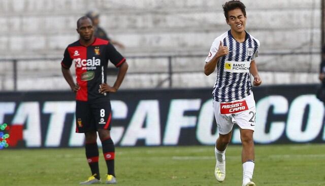 Gol de Mauricio Matzuda en Alianza Lima vs Melgar. (Foto: Paco Neyra).