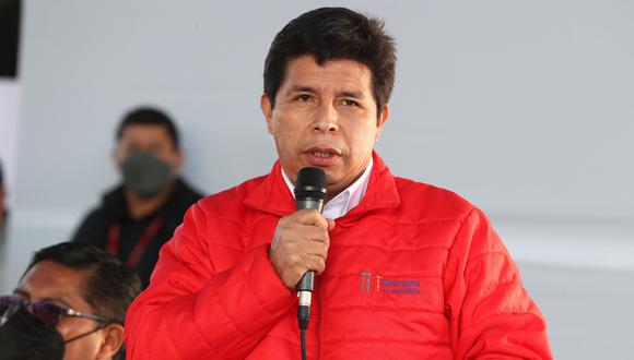 El presidente Pedro Castillo lideró el lanzamiento nacional de la ejecución de nuevos proyectos productivos Haku Wiñay/Noa Jayatai 2022 en Ayacucho. (Foto: Presidencia)