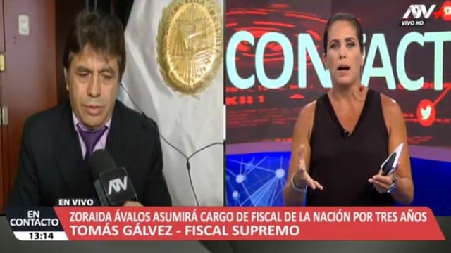 Fiscal Tomás Gálvez discute con Pamela Vértiz por Chávarry