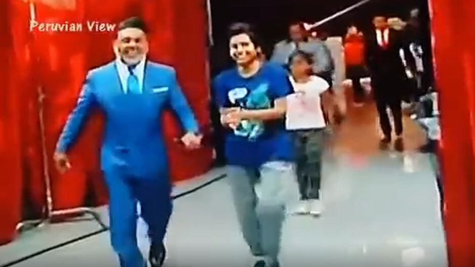 Andrés Hurtado 'Chibolín' sufrió terrible caída durante su programa en vivo