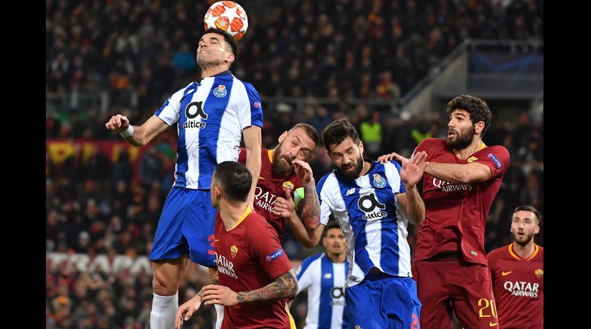 Roma vs. Porto se enfrentan por octavos de final de la Champions League. (Fotos: Agencias)
