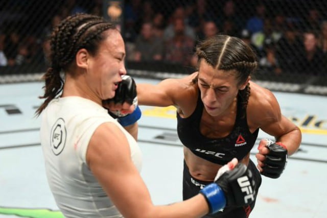 Joanna dominó los cinco asaltos a Michelle Waterson. (Foto: UFC News)