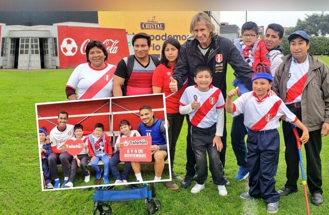Selección peruana recibió a los niños de la Teletón 2019