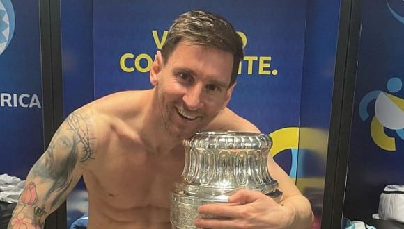 Lionel Messi fue elegido el mejor jugador de la Copa América. (Foto: Instagram)