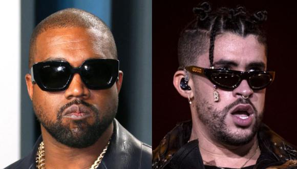 Kanye West hizo lo propio que Bad Bunny con una fanática semanas atrás. (Foto: AFP)