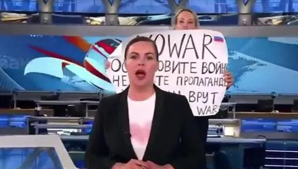 Productora expresó su rechazó a la guerra de Rusia con  Ucrania. (Captura TV)